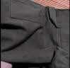 Homlean日系文艺工装裤子男士秋季新款宽松百搭直筒阔腿长裤8335军绿XL 实拍图