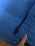 雪中飞【蓄热】童装儿童羽绒服男童女童纯色中大童拼接羽绒服浅蓝160cm 实拍图