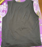 回力（Warrior）背心男纯棉美式复古潮流无袖宽肩男士运动健身篮球砍袖百搭打底衫 【纯棉透气】-灰绿#HL绿笔刷 2XL 实拍图