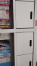 阿格贝贝（agebeibei） 图书馆钢制书架落地一体靠墙书架置物架现代简易书架书柜可定制 白色单面六层0.7M宽副架至尊版 实拍图