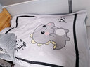 雅鹿A类亲肤牛奶绒印花床上四件套秋冬季加厚保暖床单被套床笠四件套 格子小熊 【加厚保暖 持久恒温】 1.5m 床单款 四件套-被套200*230cm 实拍图