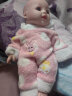 安娜公主仿真娃娃婴儿会说话的硅胶全软胶假宝宝模型玩具儿童小女孩洋娃娃礼物 实拍图