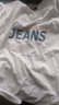 真维斯冰丝短袖T恤男夏季运动休闲速干透气吸汗体恤衫青少年学生上衣男 白色（z镂空字） 2XL(体重155-175斤左右) 实拍图