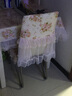 温恋 浪漫时尚小碎花桌布餐桌椅垫田园蕾丝方桌茶几布艺餐桌布椅垫 春色满园 桌布130*180cm含花边 实拍图