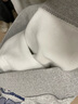 娇茹妮 国潮ins连帽卫衣女oversize秋冬韩版宽松女学生原宿风上衣外套潮 灰色字母M（加绒款高品质棉） L（95—125斤） 实拍图