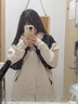 啄木鸟冲锋衣男女三合一春秋冬季外套男棉服男士可拆卸内胆棉衣羽袄绒服 黑色(男女款三合一) M (建议120-135斤) 实拍图