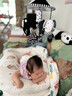 ZOCO新生婴儿床铃旋转摇铃防斜视悬挂式电动音乐宝宝床头diy支架落地 床铃支架落地款一+35曲音乐盒+黑白吊伞星星云朵款 实拍图