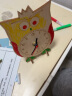 玩控幼儿园自制玩教具儿童手工钟表材料diy手工制作时钟diy科学小实验 猫头鹰 实拍图