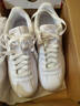 耐克（NIKE）女鞋板鞋 2026新款春季运动鞋耐磨滑板鞋透气皮质轻便休闲鞋子 桃雾奶霜 37.5 实拍图