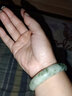 可玉可求情人节礼物 天山翠玉手镯 浅飘花玉镯子 寓意幸福圆满 51-52毫米 实拍图