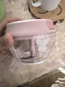 拜杰手动拉蒜器蒜泥神器蒜泥捣碎器捣蒜器压蒜器搅蒜器绞肉机500ml 实拍图