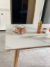 京东京造实木岩板餐桌 FAS级橡木莫氏6级硬度岩板 北欧风桌子 单桌TW01 实拍图