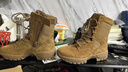 际华三五二五作战靴牛皮四季棕色高帮侧拉链登山鞋男耐磨超轻作训鞋登山鞋 棕色21作战鞋（高配版） 40 码/250（原厂正品 二双鞋垫） 实拍图