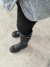 热风（hotwind)长筒靴女冬季女士厚底增高复古休闲显瘦高筒骑士靴子 实拍图