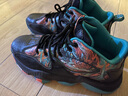 科比纪念版篮球鞋男毒液5青年学生儿童皮面防水运动鞋6欧文7防滑耐磨摩擦有声音速9实战水泥地高帮战靴8 80235黑绿 偏小，加大一码拍 40 实拍图