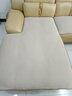欣雨禾皮沙发专用垫 真防滑坐垫冬季透气布艺简约组合沙发保护套罩四季 防滑升级米黄色 贵妃L型定制一张 实拍图