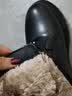 VIPMAIXIE 羊毛靴女马丁靴女冬季加绒短靴皮毛体女靴雪地靴英伦风厚底棉靴 188黑色厚绒 35 实拍图