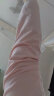 浪莎睡衣女夏季纯棉短袖长裤两件套装可爱大码薄款家居服 纯棉藕粉色 晒单实拍图