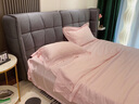 180支进口兰精天丝夏凉被四件套双面冰丝空调被可水洗凉感薄被子4 180支丝柔-感性白 220x240cm（夏被+枕套+床单） 实拍图