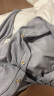 倾夕（QINGXI）针织长袖女夏季2023新款韩版宽松薄款镂空纯色外搭开衫上衣 灰色 晒单实拍图