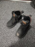 百丽童鞋秋冬靴子中大童马丁靴短靴男女童儿童英伦皮靴 黑色31码 实拍图