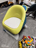Baby Phoenix宝宝餐椅叫叫椅婴儿餐桌椅儿童吃饭座椅子小孩凳子靠背椅家用 单椅【无声款舒适PU软垫】黄色 实拍图
