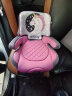 贝思贝特（besbet）儿童安全座椅汽车用3岁以上-12岁增高垫便携式简易大童坐垫 独角兽+粉色头枕 实拍图