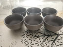 凝雅紫砂茶杯品茗杯茶碗泡茶杯家用办公陶瓷功夫茶具小碗茶盏6只装 实拍图