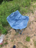 牧高笛（MOBIGARDEN）折叠椅 户外露营野餐折叠钓鱼懒人椅月亮椅 NXLQU65001 薄雾蓝 实拍图