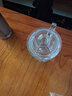 翼柏嘉 加厚耐热玻璃茶杯 办公室透明泡茶玻璃杯带盖高硼硅水杯子 纳尔弗热饮杯(355ML) 实拍图