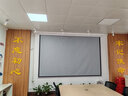 虾皮 投影幕布电动家用遥控自动升降高清4K抗光壁挂办公投影机幕布客厅卧室家庭影院投影布投影仪幕布 灰玻纤 150吋4:3电动遥控【航空双插，双向通电】 实拍图