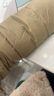 鸭鸭（YAYA）佟丽娅同款轻薄羽绒服女新款冬季短款圆领内胆修身时尚薄外套KXM 驼色【女款无领】 XL 实拍图