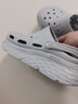 斯凯奇（Skechers）洞洞鞋夏季厚底沙滩凉鞋女外穿高级感包头踩屎感多巴胺泡泡鞋 灰色/GRY 36 尺码偏大，建议选小一码 实拍图