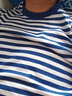 体能服 短袖海魂衫男体能短袖套装体能服蓝白t恤体能训练迷彩服圆领休闲意設透气迷彩短袖T恤 套装海魂衫 165-170/84-88 实拍图