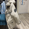 鸭鸭（YAYA）极寒羽绒服男款2024年新款冬季工装大毛领派克服加厚保暖外套QZ 米白色 2XL /185 实拍图