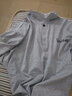 哇牌裳男士T恤夏季保罗带领男士冰丝有领半袖潮流翻领定制工作服短袖t恤 浅灰 3XL 实拍图