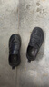 卡帝乐鳄鱼（CARTELO）男鞋一脚蹬休闲皮鞋男厚底手抓纹防皱设计男士乐福鞋9867黑色39 实拍图