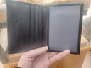 英伦保罗迷你小巧卡包男士真皮证件包超薄驾驶证皮夹子套高档驾照卡夹 黑色荔枝纹-三折 实拍图