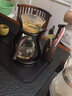 尚言坊玻璃自动茶具套装整套带茶盘懒人泡茶吸磁茶壶泡茶神器茶具三件套 2【轻畅款】邀月自动茶具 实拍图