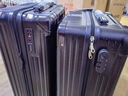 大嘴猴（paul frank）拉杆箱行李箱女24吋万向轮铝框旅行学生男出差商务拉链密码大容量 尊贵黑升级拉链款 20英寸 /可登机 实拍图