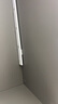 智特无线橱柜一灯三色猫眼灯智能酒柜玄关鞋柜灯条人体充电感应小夜灯 黑色-140厘米【手扫+感应双模式 实拍图