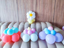 倍欢喜 马卡龙气球儿童生日周岁派对场景卡通装饰网红婚庆婚礼汽球布置  马卡龙混色50只装 实拍图