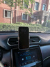 昀翕车载手机支架新款汽车内导航专用卡扣式通用款出风口重力感应支架 【镜面银】卡扣式支架 实拍图