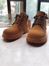 英贝米尼儿童马丁靴男童短靴宝宝鞋子2025秋冬新款大黄靴女童靴子宝宝童鞋 驼色【冬季棉靴  加绒保暖】 27 码内长17.4CM适合脚长约16.9CM 实拍图