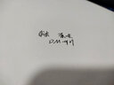 東米中性笔精工简约男女小清新按动式水性笔学生考试专用黑色水笔办公文具用品软胶签字笔黑笔 透明杆-3支装 实拍图