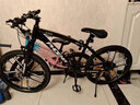 凤凰（Phoenix）山地自行车24/27速山地车26寸三套密封轴承碟刹新款公路越野男女 24寸-黑骑士 十刀一体轮 30速顺泰【三套密封轴承】 实拍图