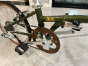 大行（DAHON）D10折叠自行车20英寸10速成人复古单车HAC003 橄榄绿 晒单实拍图