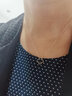 好喜爱o字链18K金项链女au750K金可调彩金项链女黄金玫瑰金白金套链素链送女朋友生日礼物 18K金玫瑰金色 0.8mm粗，长40-45cm可调 实拍图