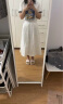 Teenie Weenie小熊女装2024夏装新款时髦撞色包边短袖T恤印花上衣 乳白色 165/M 晒单实拍图