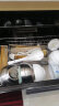 美的（Midea）消毒柜嵌入式家用 厨房餐具碗柜碗筷 离子净味烘干 110L双层大容量 京东小家智能MXV-ZTD110B01-R 实拍图